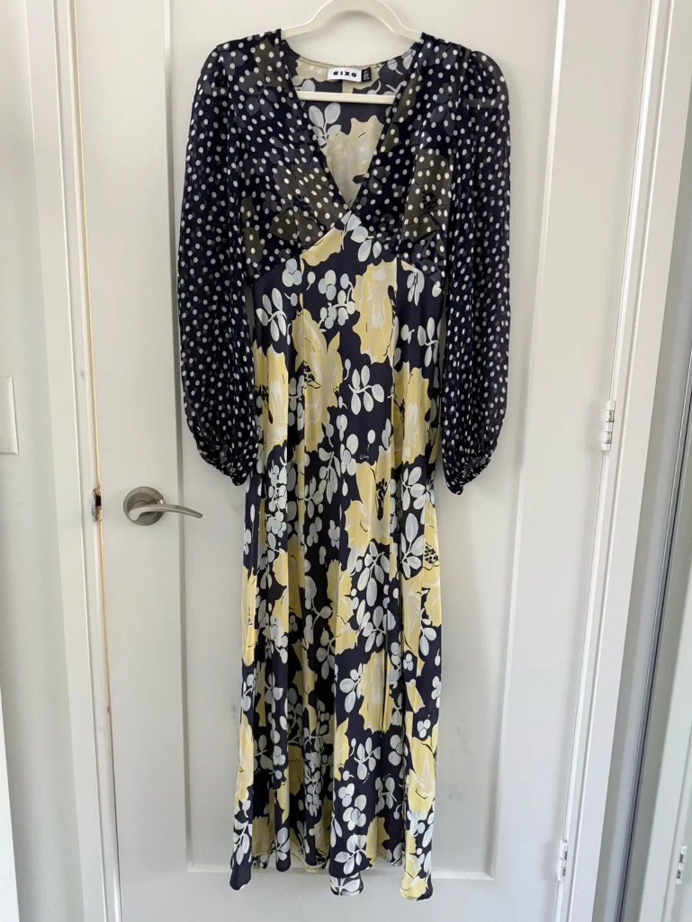 NWOT - Rixo Melanie Silk Dress - Picture 6 of 8